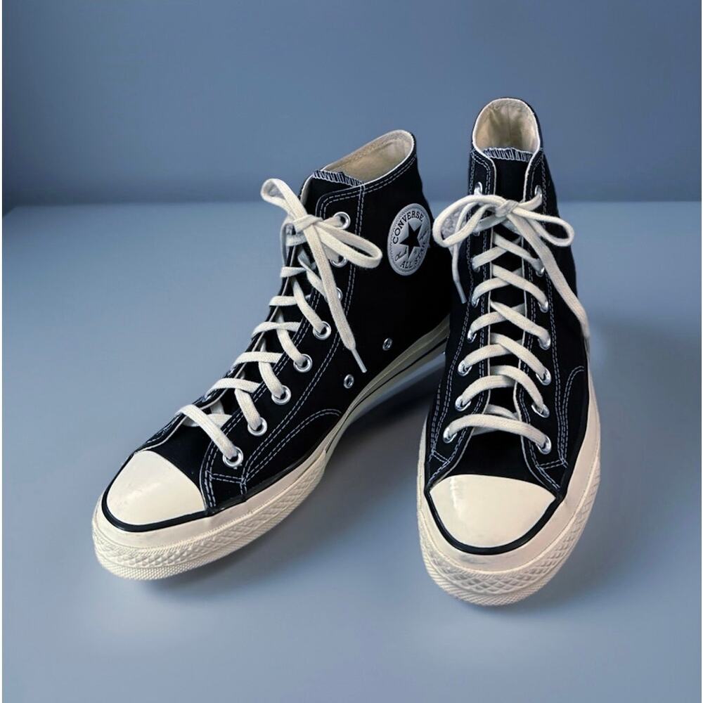 Converse Chuck 70 Hi Top Black Canvas Sneakers Unisex Size Men’s 9